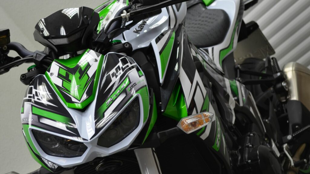 Kawasaki Z Z Tyle Dekor Folierung Moto Individuelle