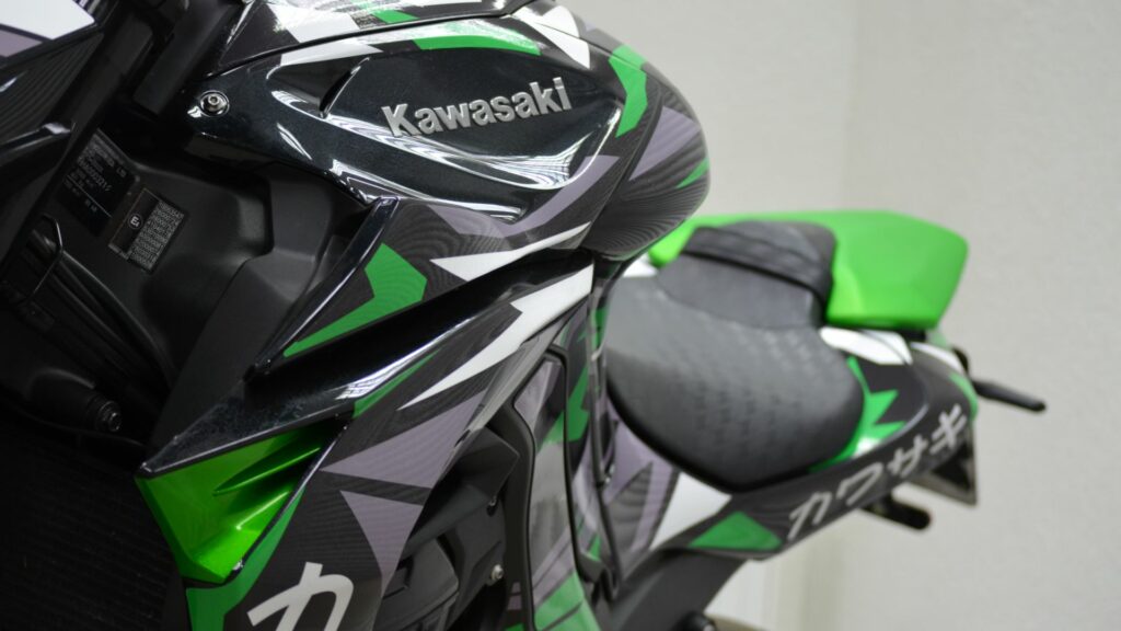 Kawasaki Z Camouztyle Dekor Folierung Moto Individuelle