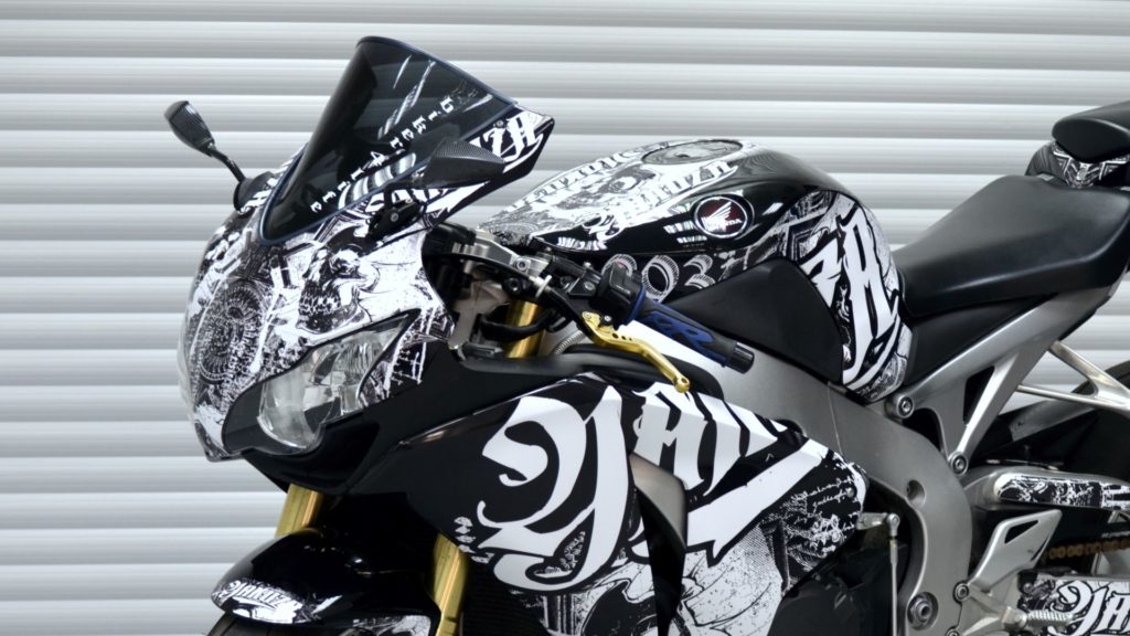 Honda CBR 1000 RR Black " YakuzaDSG" Folierung 4moto® Bikedekore, MotorradDekore, Folierungen,