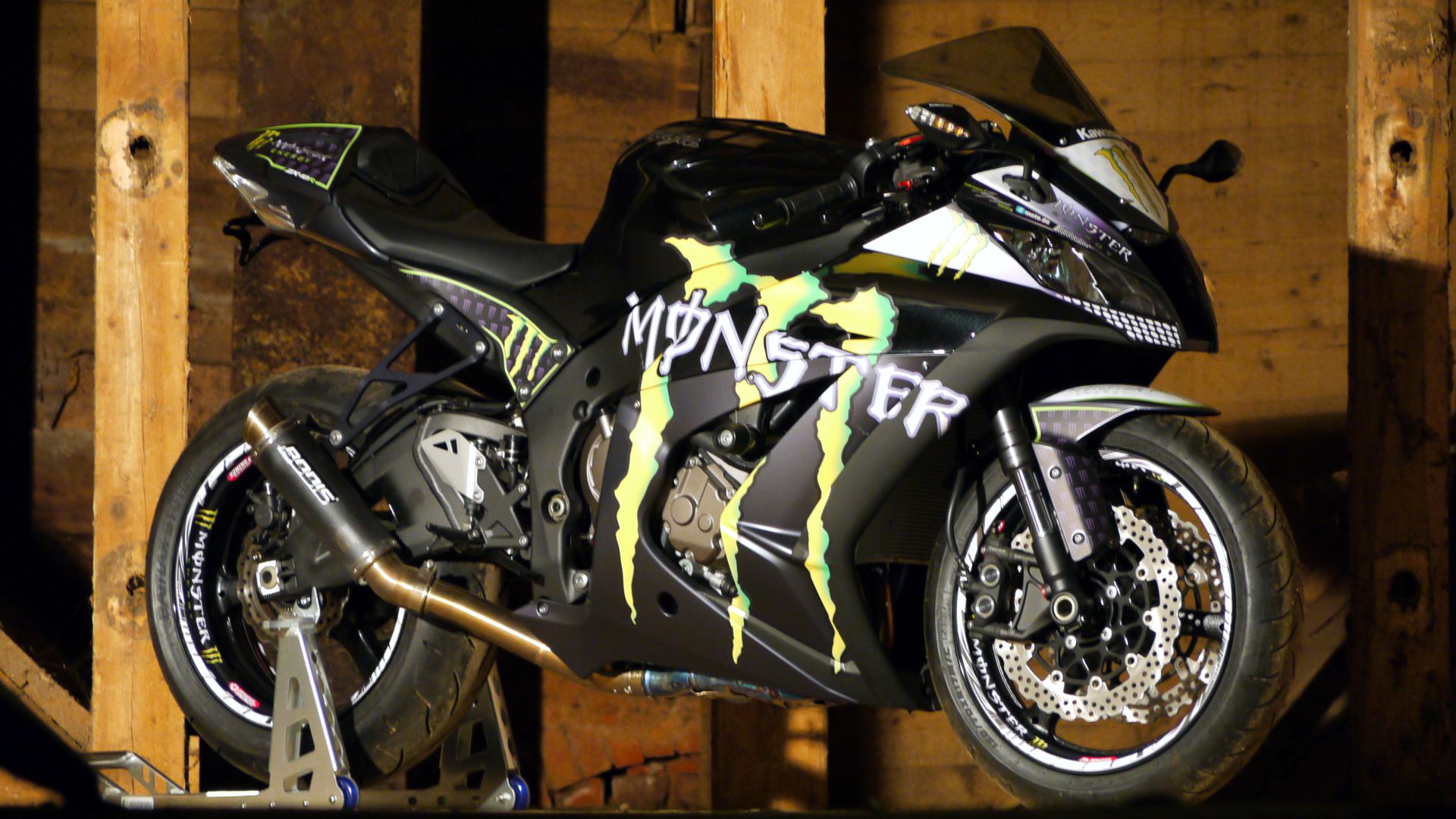 Kawasaki ZX10-R Monster Energy Folierung - 4moto® - Bikedekore